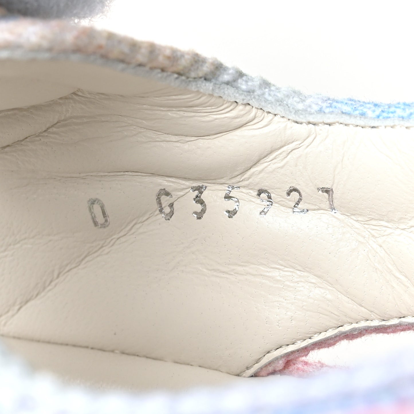 Printed Fabric Quilted Dad Sandals 37.5 Green Pink Blue