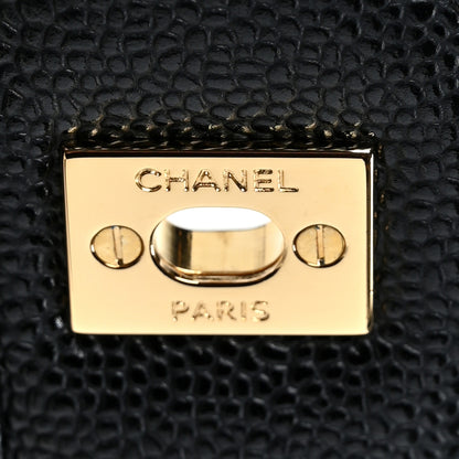 Chanel Caviar Quilted Maxi Double Flap Black 6 of 10