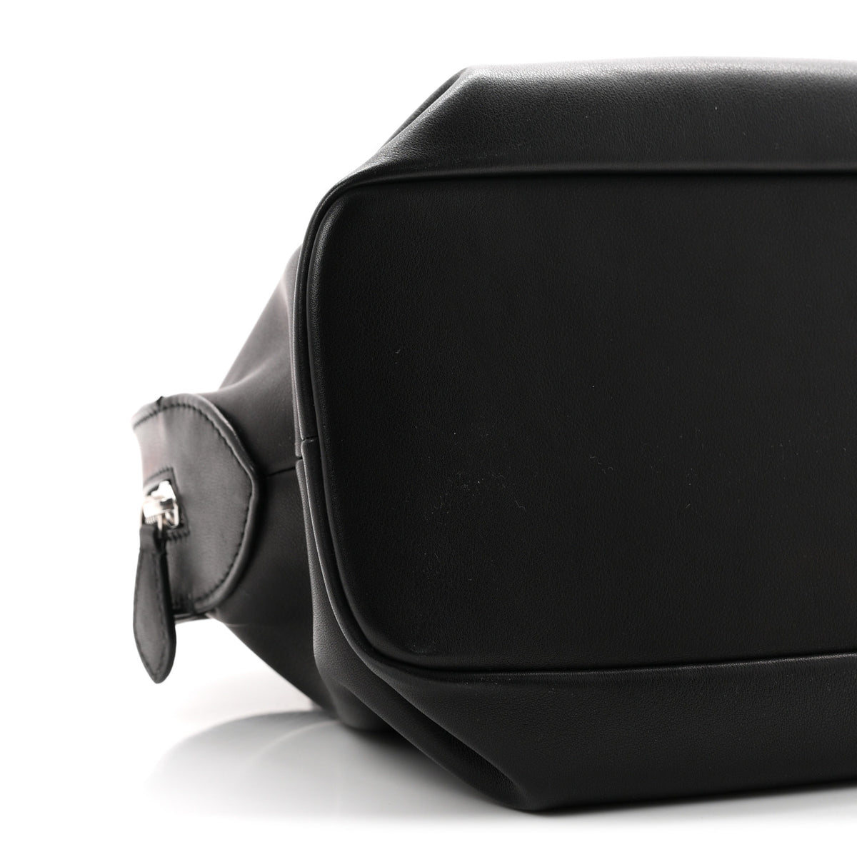 The Row Polished Saddle Calfskin Agnes 12 Black 8 of 9
