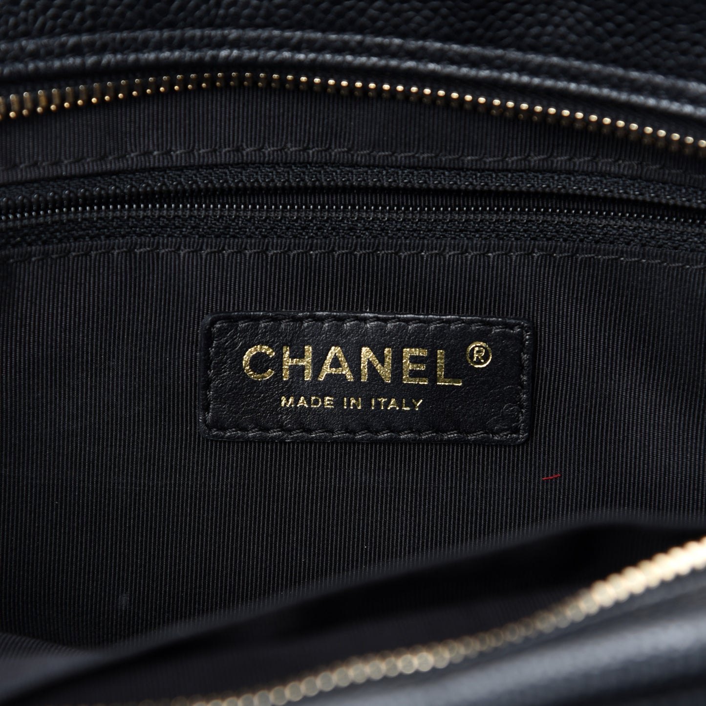 Caviar Quilted Petit Timeless Tote PTT Black