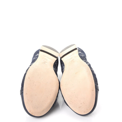 Louis Vuitton Monogram Denim Elba Ballerina Flats 36 Marine 7 of 10