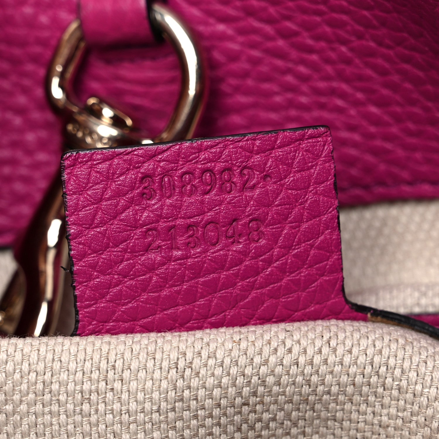Gucci Cellarius Calfskin Medium Soho Chain Shoulder Bag Bright Bouganville 7 of 16