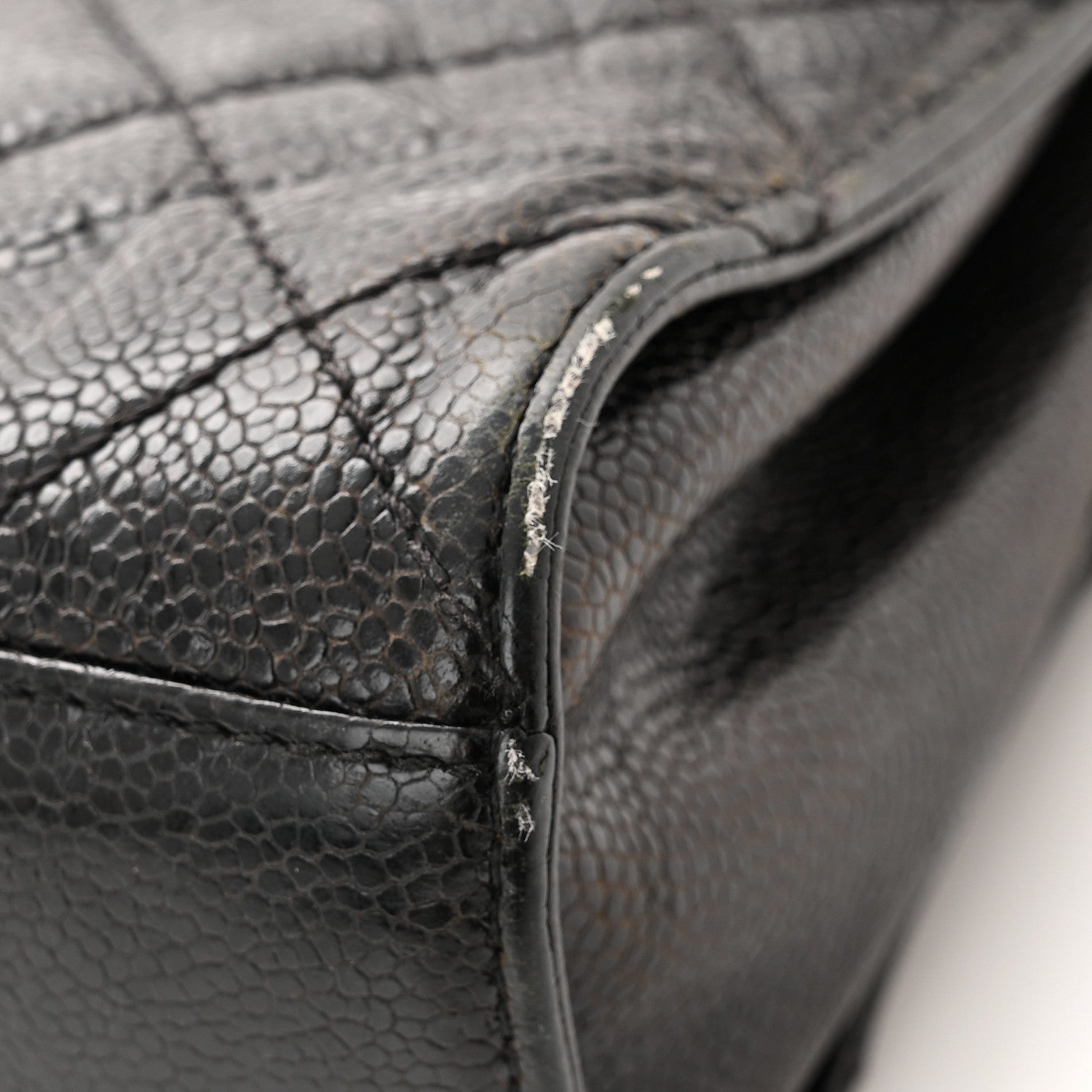 Chanel Crumpled Grained Calfskin Medium CC Crave Flap Black 12 of 14