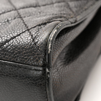 Chanel Crumpled Grained Calfskin Medium CC Crave Flap Black 12 of 14