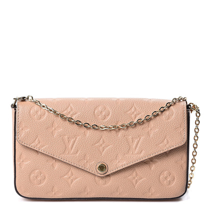 Louis Vuitton Empreinte Pochette Felicie Chain Wallet Papyrus 1 of 11