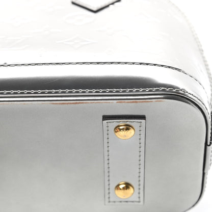 Louis Vuitton Vernis Alma BB Gris Metal 11 of 12