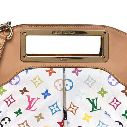 Louis Vuitton Monogram Multicolor Judy MM White 5 of 9