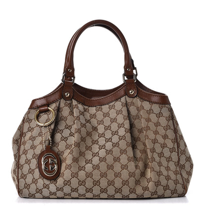 Gucci Monogram Medium Sukey Tote Brown 1 of 11