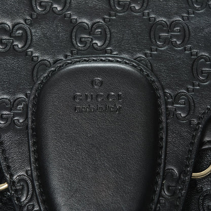 Gucci Guccissima Medium Emily Shoulder Bag Black 7 of 7