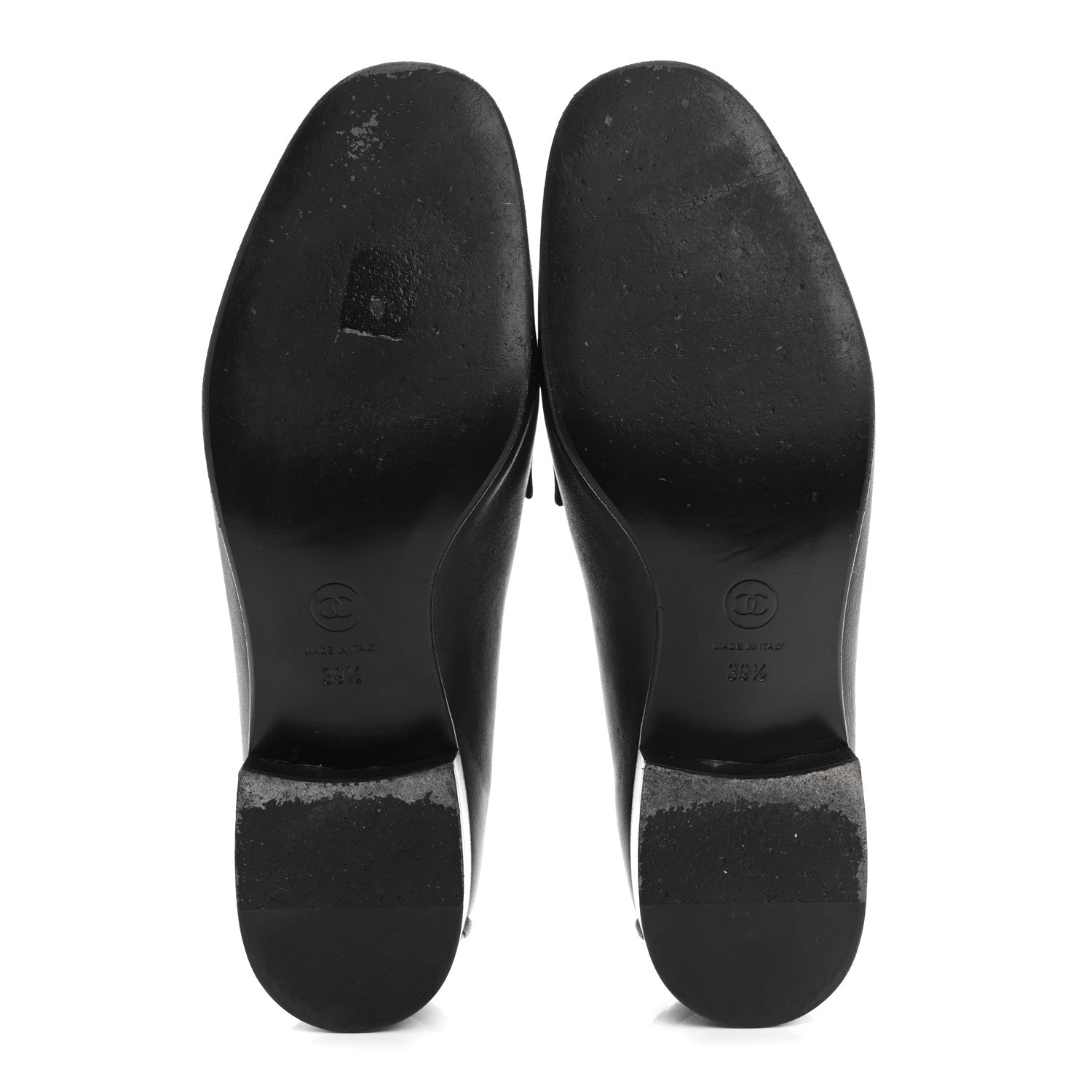 Chanel Lambskin Quilted Boy Loafers 39.5 Black 6 of 11