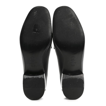 Chanel Lambskin Quilted Boy Loafers 39.5 Black 6 of 11