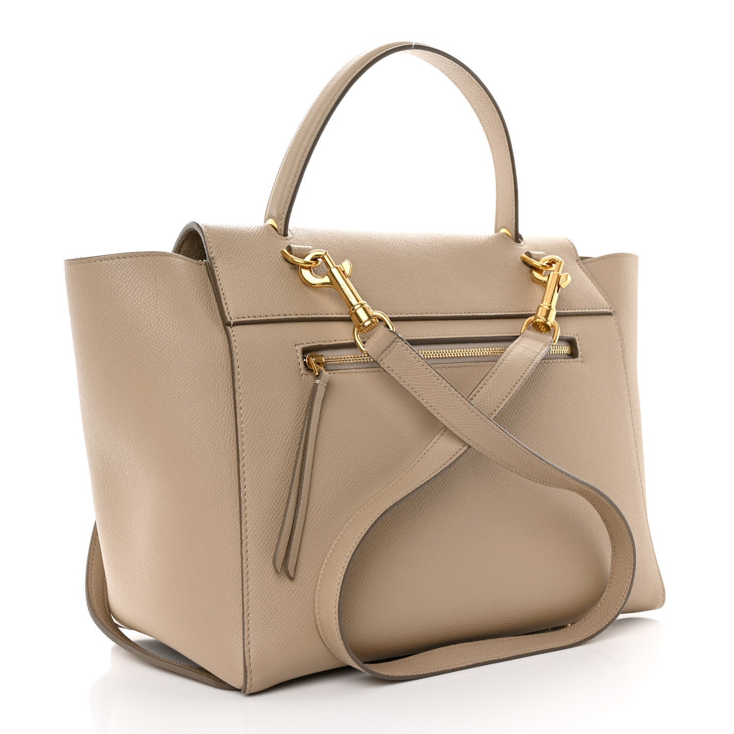 Celine Grained Calfskin Mini Belt Bag Light Taupe 3 of 12