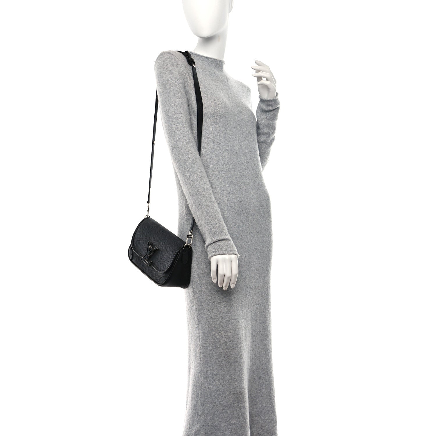 Louis Vuitton Epi Buci Crossbody Black 2 of 10