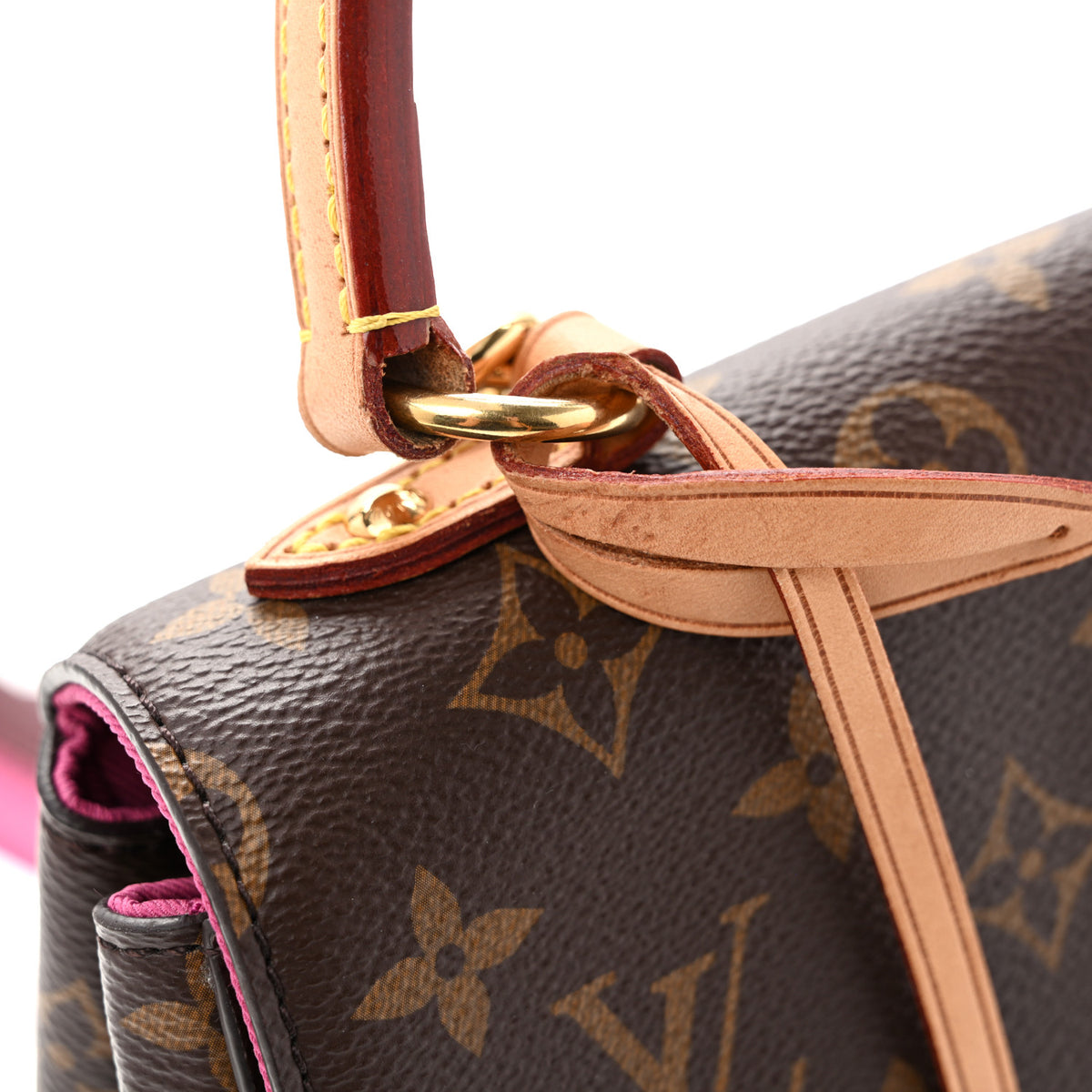 Monogram Cluny BB Bordeaux Fuchsia