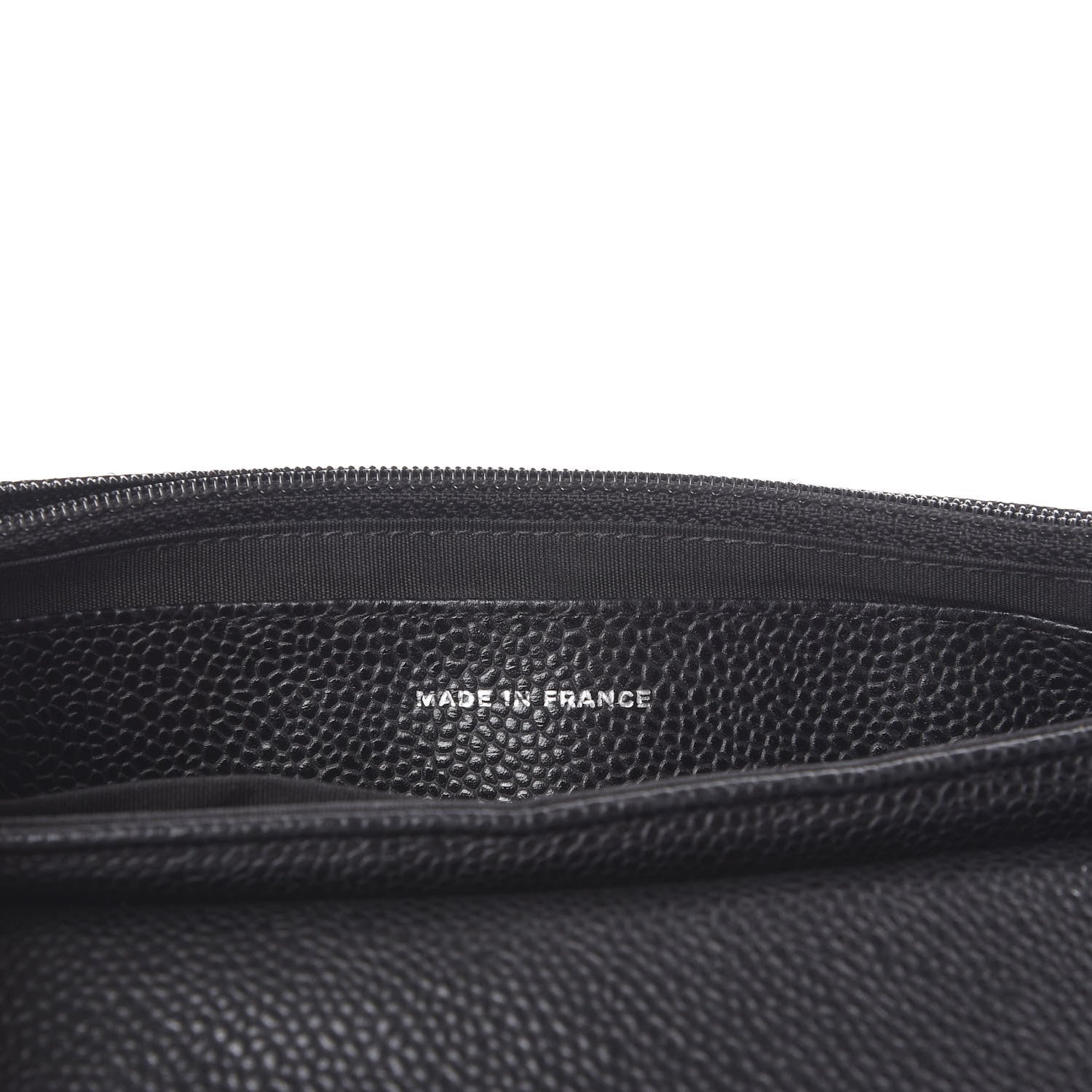 Chanel Caviar Half Moon Wallet On Chain WOC Black 6 of 10