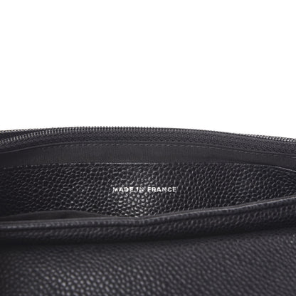 Chanel Caviar Half Moon Wallet On Chain WOC Black 6 of 10