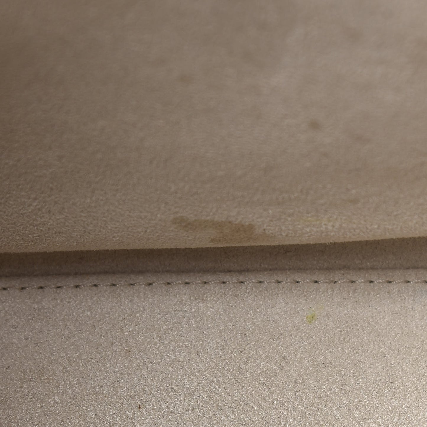 Drummed Calfskin Micro Luggage Dune