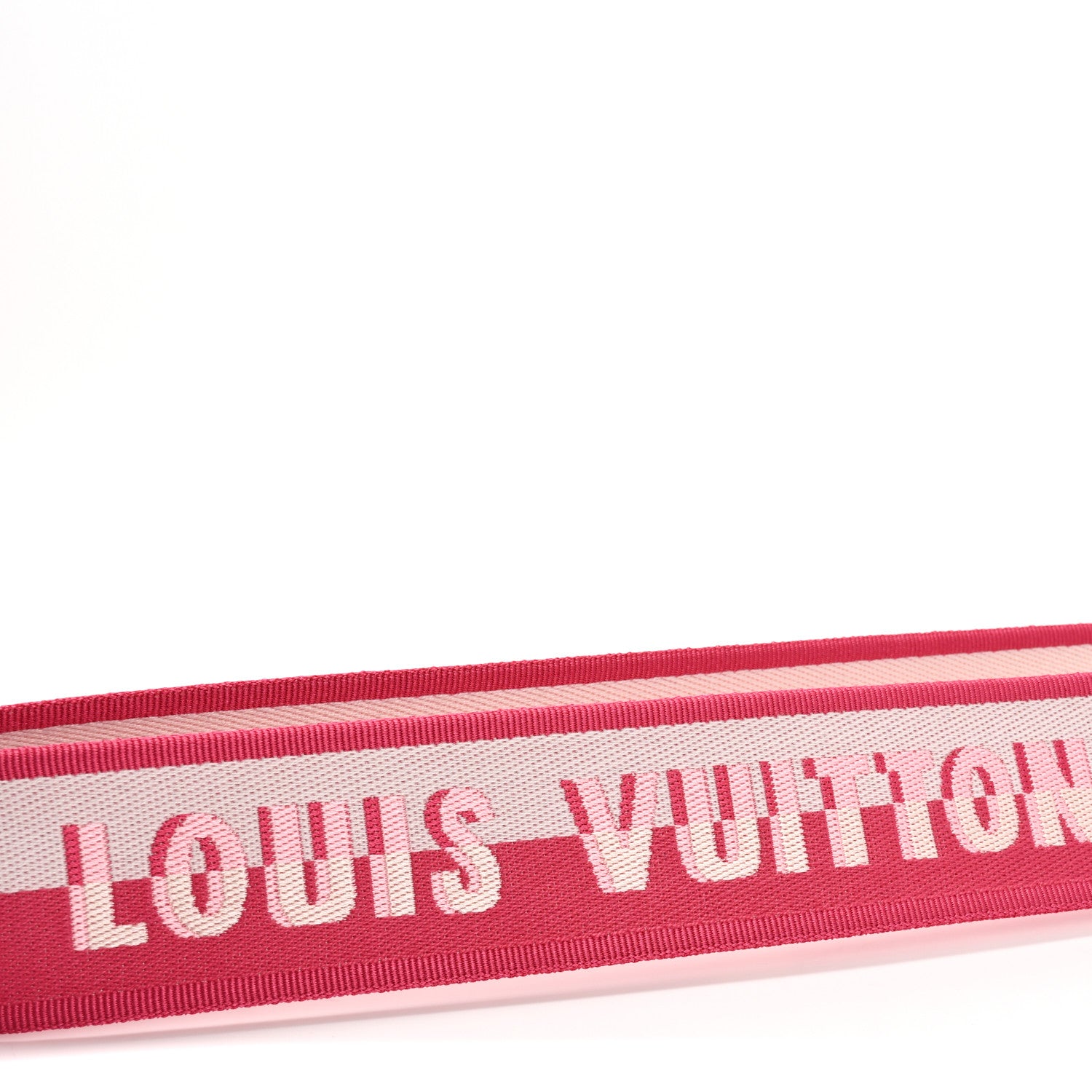 Louis Vuitton Jacquard Neverfull BB Shoulder Strap Pink Peony 10 of 10