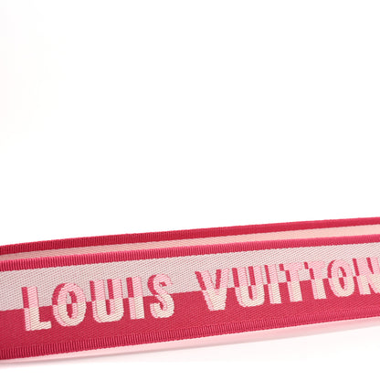 Louis Vuitton Jacquard Neverfull BB Shoulder Strap Pink Peony 10 of 10