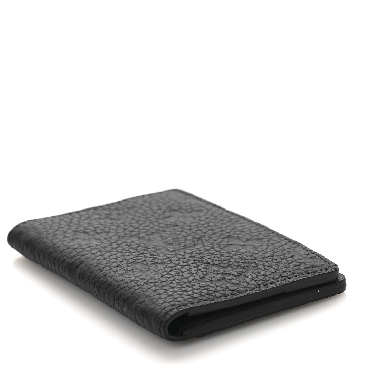 Taurillon Monogram Pocket Organizer Black