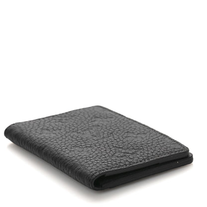 Louis Vuitton Taurillon Monogram Pocket Organizer Black 8 of 9