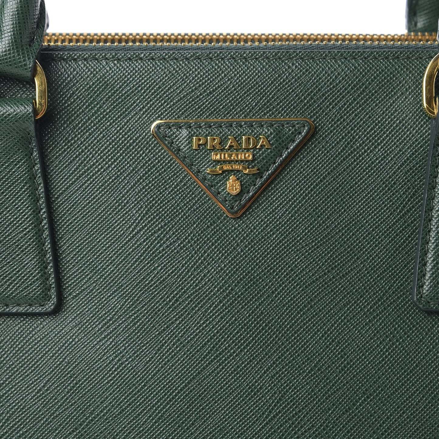 Saffiano Medium Galleria Double Zip Tote Biliardo