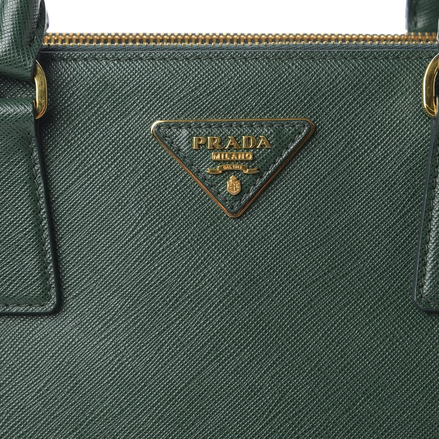 Prada Saffiano Medium Galleria Double Zip Tote Biliardo 9 of 9