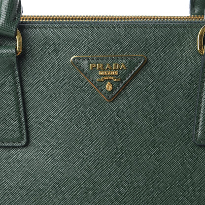 Prada Saffiano Medium Galleria Double Zip Tote Biliardo 9 of 9