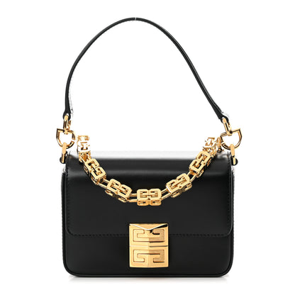 Givenchy Box Calfskin Small 4G Cube Chain Shoulder Bag Black 1 of 10
