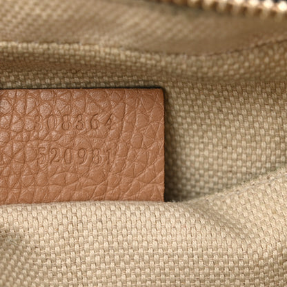 Gucci Pebbled Calfskin Small Soho Disco Bag Camelia 7 of 13