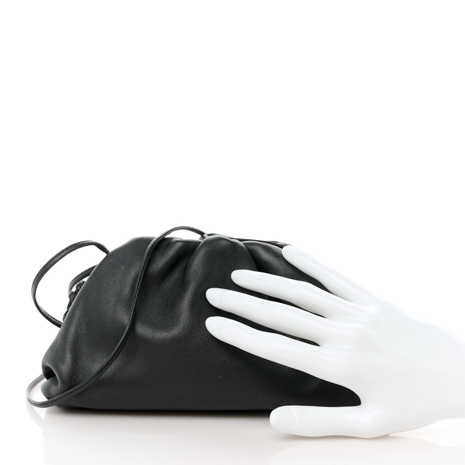 Bottega Veneta Butter Calfskin The Mini Pouch Black 3 of 12