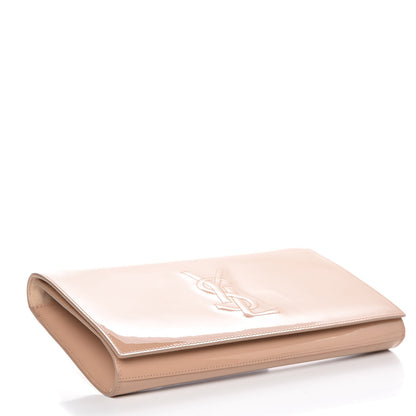Saint Laurent Patent Calfskin Monogram Large Belle De Jour Clutch Chair 4 of 9