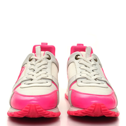 Louis Vuitton Calfskin Run Away Sneakers 37.5 Rose 2 of 8