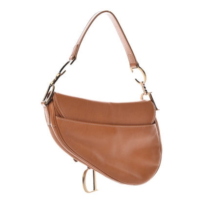 Christian Dior Calfskin Saddle Bag Tan 3 of 9