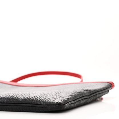 MCM Visetos Crossbody Pouch Black Red 8 of 8