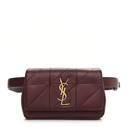 Saint Laurent Lambskin Monogram Jamie Belt Bag Red 1 of 10