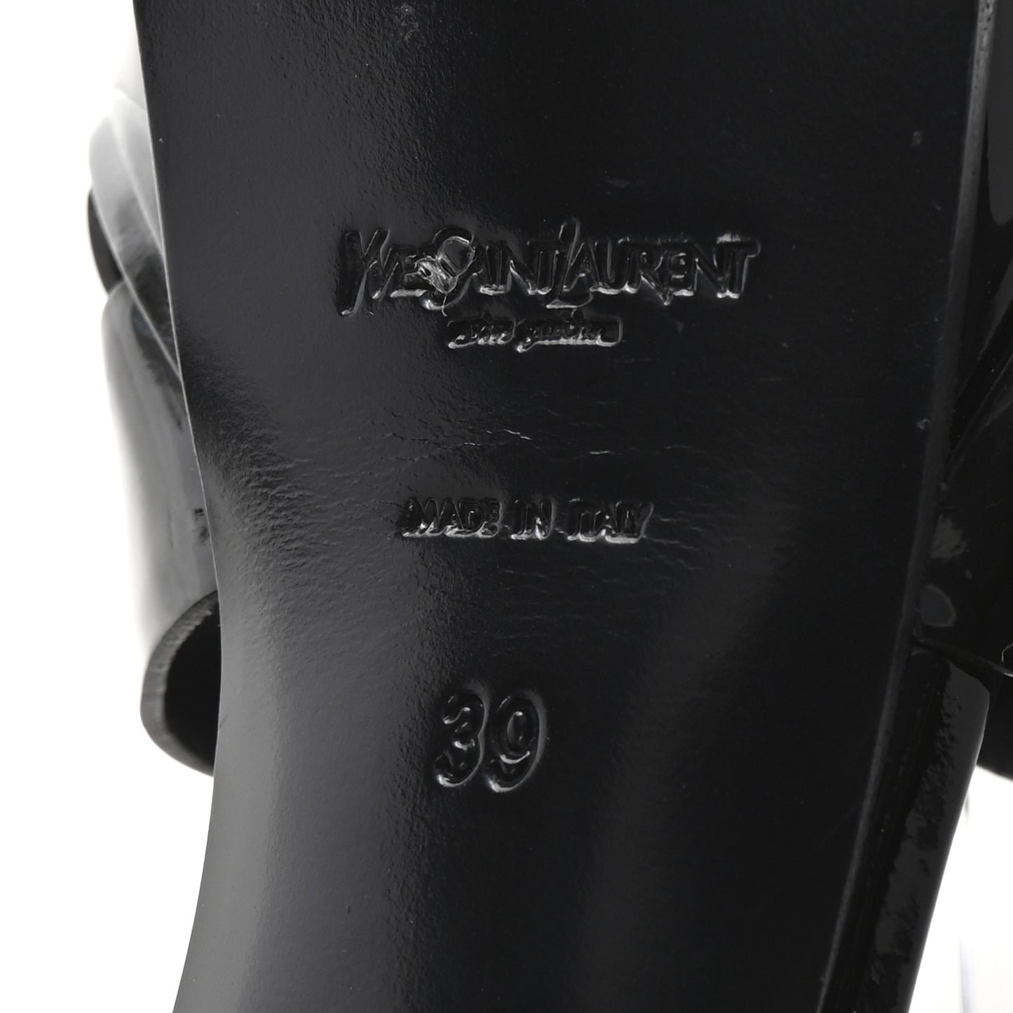 Patent Tribute 105 Platform Sandals 39 Black