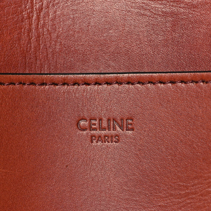 Celine Natural Calfskin Sangle Bucket Bag Red Wood 8 of 11