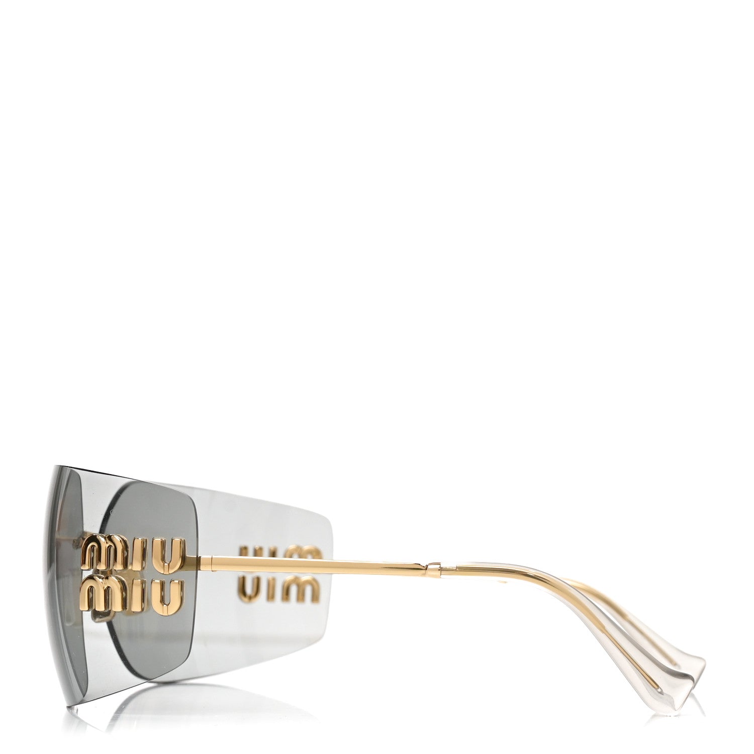 Miu Miu Metal Aube Sunglasses SMU54Y Light Gray 3 of 6
