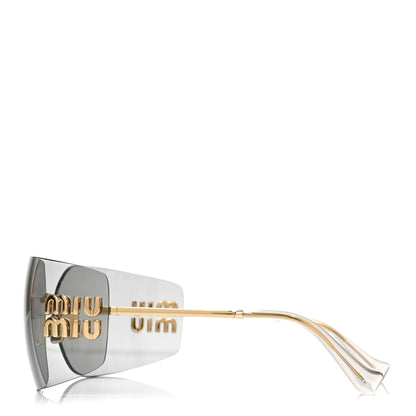 Miu Miu Metal Aube Sunglasses SMU54Y Light Gray 3 of 6