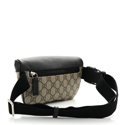 Gucci GG Supreme Monogram Belt Bag Black 3 of 10