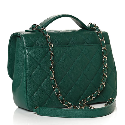Chanel Caviar Quilted Medium Business Affinity Flap Green 3 of 13