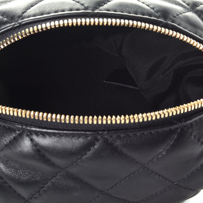 Chanel Lambskin Quilted Small Perfect Meeting Hobo Black 6 of 11