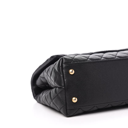 Chanel Caviar Quilted Small Coco Handle Flap Black 8 of 11