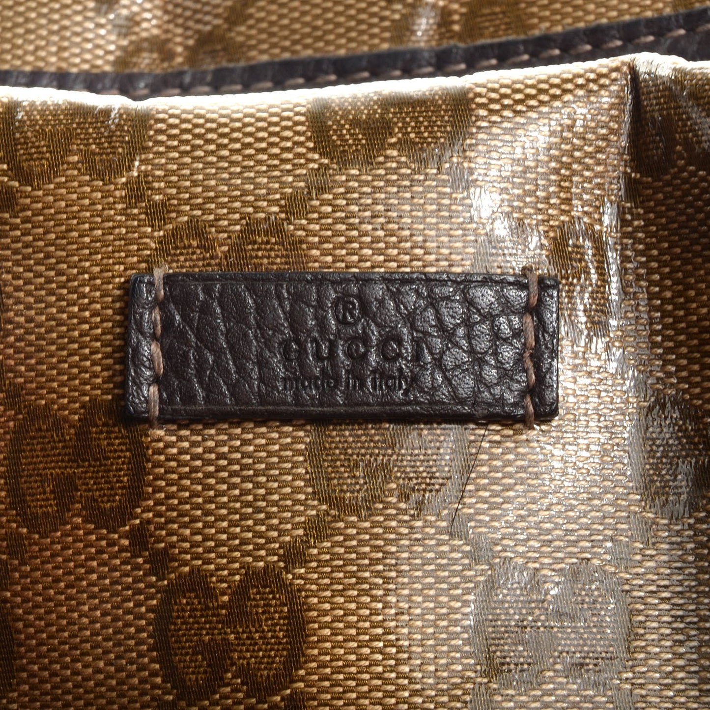 Crystal Monogram Medium Joy Boston Brown