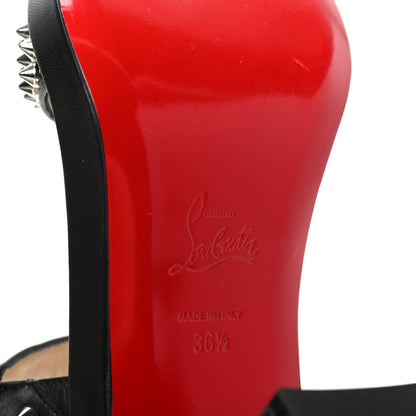 Christian Louboutin Nappa Spike Bikool 85 Sandals 36.5 Black 9 of 10