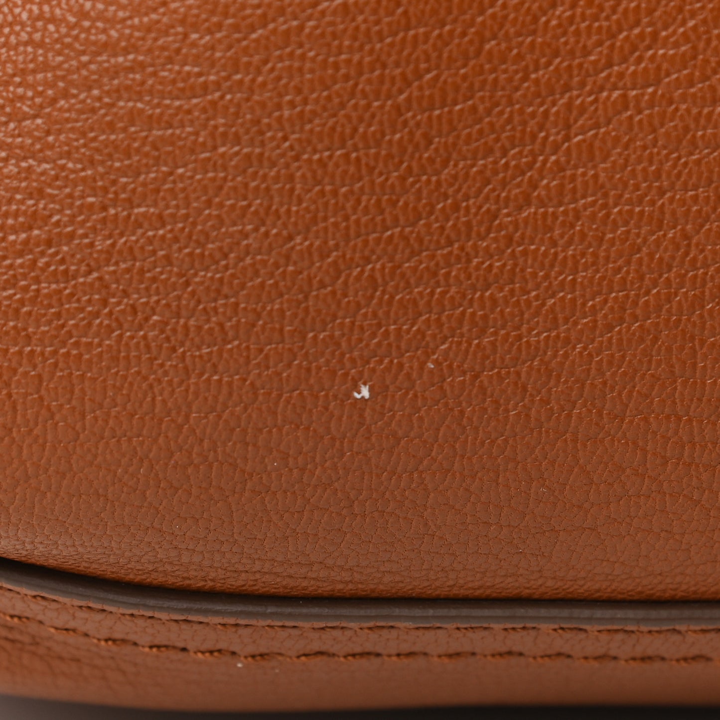 Sugar Goatskin Small Pandora Chestnut