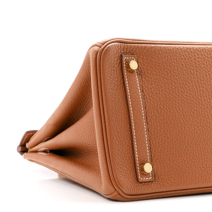 Hermes Togo Birkin 30 Gold 17 of 21