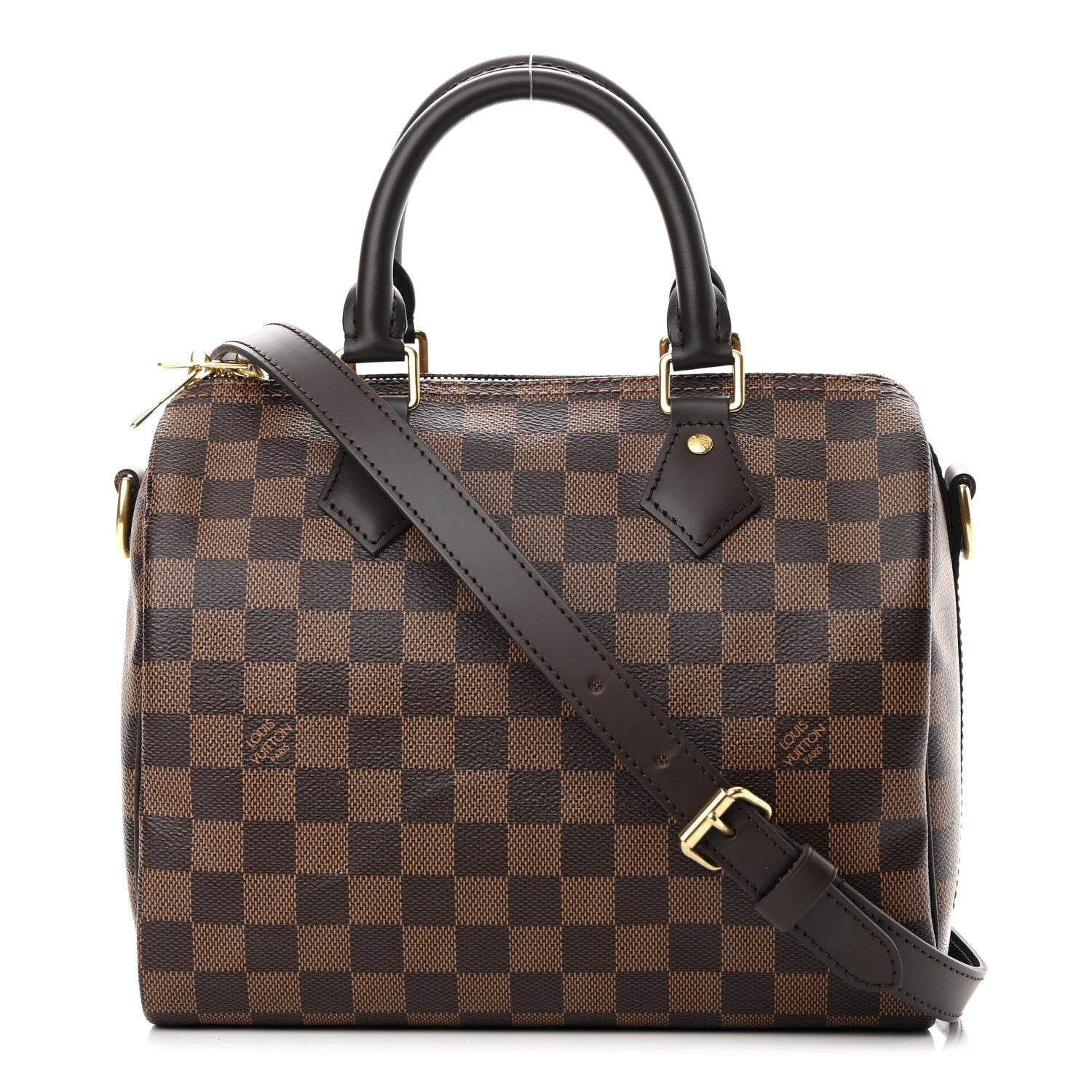 Louis Vuitton Damier Ebene Speedy Bandouliere 25 1 of 12