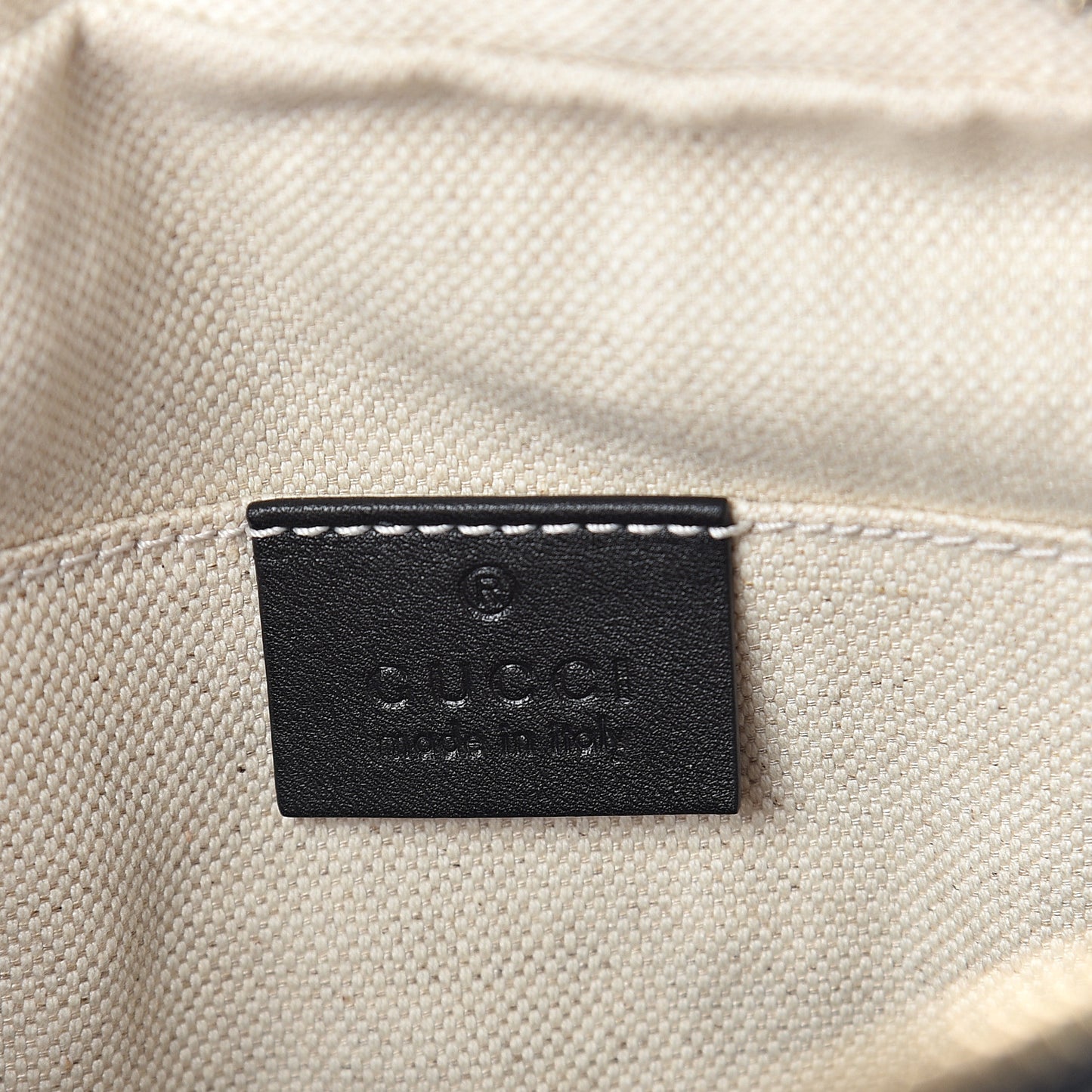Microguccissima Mini Bree Messenger Bag Black